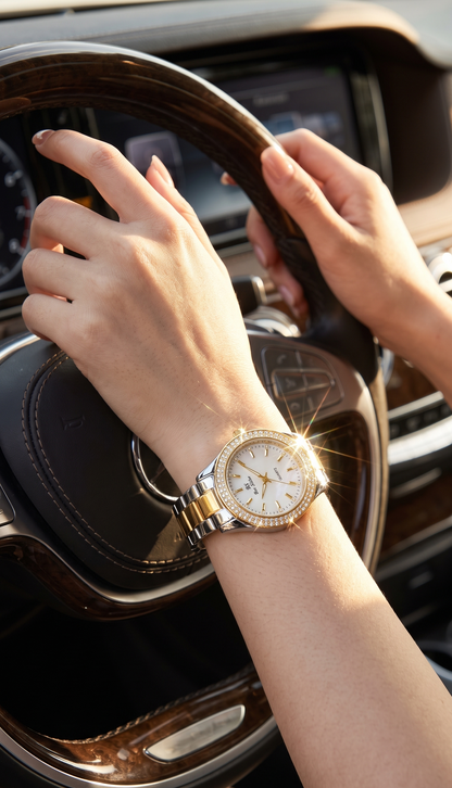 Crystal Diamond Luxury Watches For Women| Perfect for loved ones